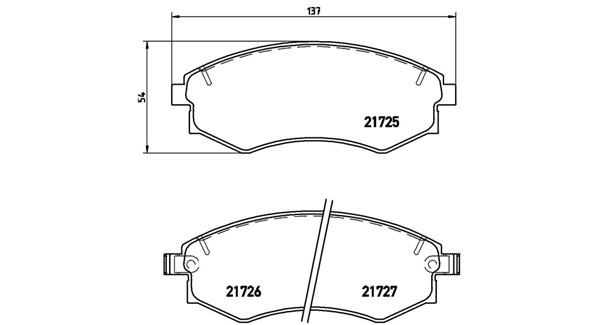 MAGNETI MARELLI Bremseklodser 363700415011 for SSANGYONG DAEWOO