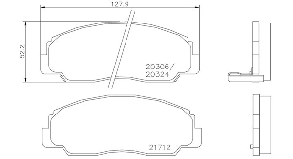 MAGNETI MARELLI Bremseklodser 363700416012 for TOYOTA DAIHATSU