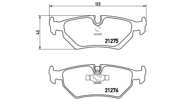 MAGNETI MARELLI Bremseklodser 363700423062 for PEUGEOT FIAT