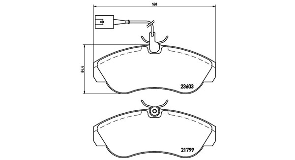 MAGNETI MARELLI Bremseklodser 363700423084 for PEUGEOT FIAT CITROËN