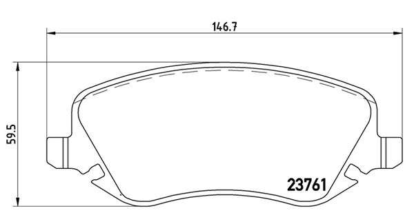 MAGNETI MARELLI Bremseklodser 363700423088 for LANCIA FIAT