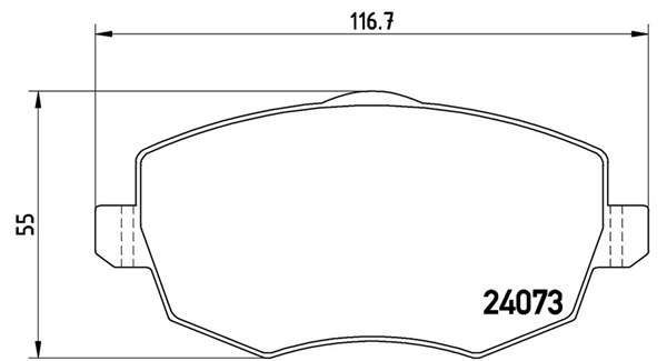 MAGNETI MARELLI Bremseklodser 363700423095 for LANCIA