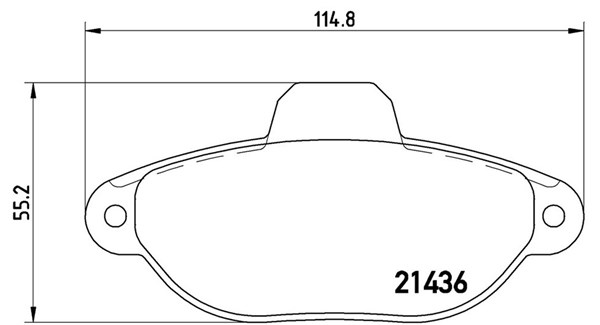 MAGNETI MARELLI Bremseklodser 363700423096 for FIAT LANCIA