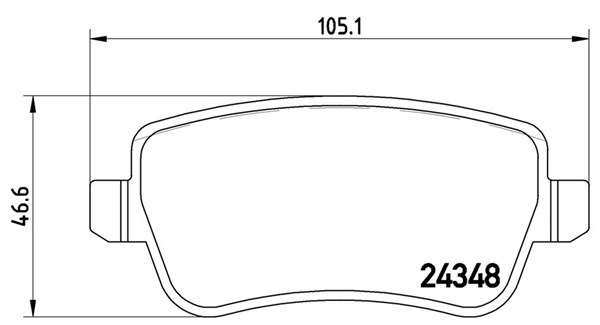 MAGNETI MARELLI Bremseklodser 363700423102 for FIAT