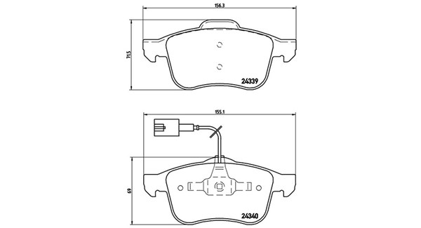 MAGNETI MARELLI Bremseklodser 363700423103 for FIAT ALFA ROMEO LANCIA