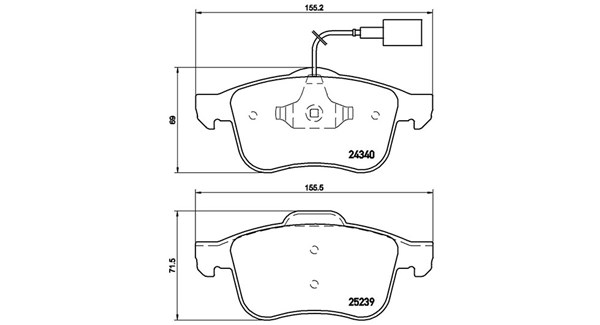 MAGNETI MARELLI Bremseklodser 363700523132 for ALFA ROMEO