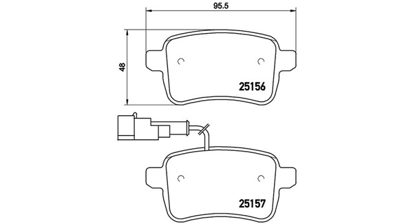 MAGNETI MARELLI Bremseklodser 363700423133 for ALFA ROMEO