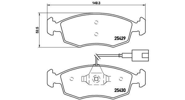 MAGNETI MARELLI Bremseklodser 363700423138 for FIAT