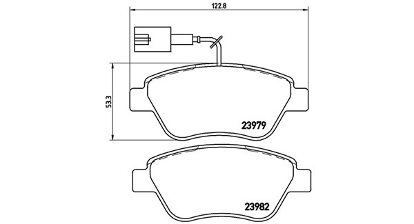 MAGNETI MARELLI Bremseklodser 363700423140 for PEUGEOT FIAT CITROËN