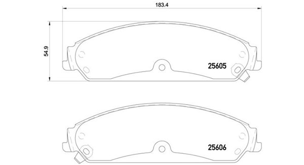 MAGNETI MARELLI Bremseklodser 363700423149 for CHRYSLER LANCIA