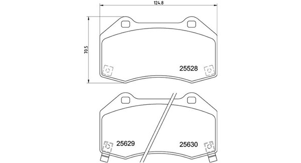 MAGNETI MARELLI Bremseklodser 363700423182 for CHEVROLET ABARTH MAZDA