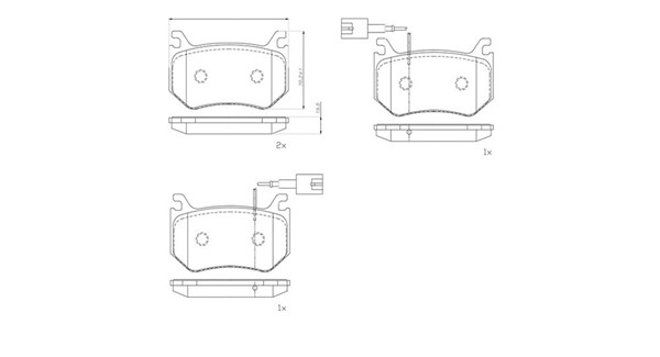 MAGNETI MARELLI Bremseklodser 363700423184 for ALFA ROMEO