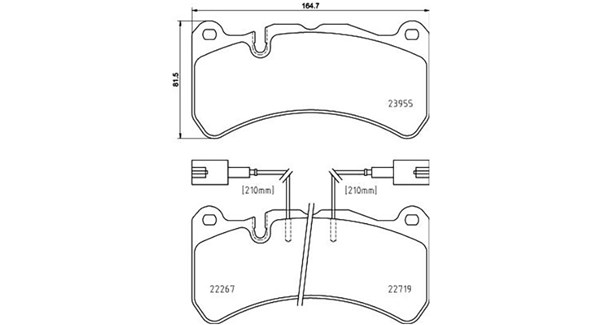 MAGNETI MARELLI Bremseklodser 363700423186 for ALFA ROMEO