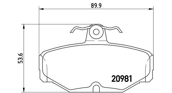 MAGNETI MARELLI Bremseklodser 363700424018 for FORD