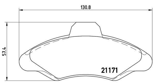 MAGNETI MARELLI Bremseklodser 363700424029 for FORD