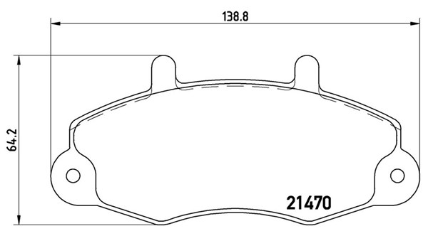 MAGNETI MARELLI Bremseklodser 363700424032 for FORD