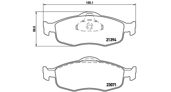 MAGNETI MARELLI Bremseklodser 363700424037 for FORD FORD USA MERCURY