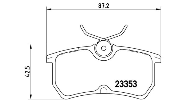 MAGNETI MARELLI Bremseklodser 363700424047 for FORD FORD USA