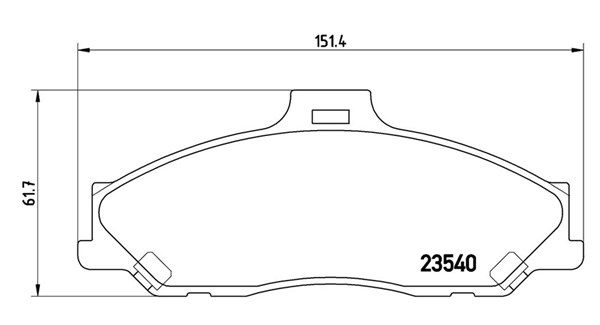 MAGNETI MARELLI Bremseklodser 363700424051 for FORD FORD USA MAZDA MITSUBISHI