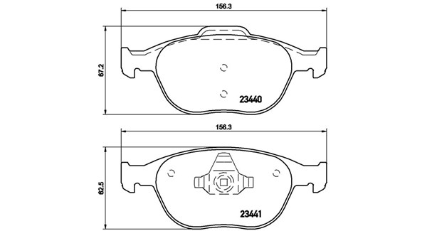 MAGNETI MARELLI Bremseklodser 363700424058 for FORD