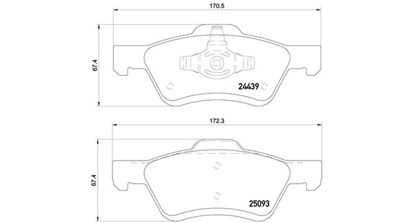 MAGNETI MARELLI Bremseklodser 363700424159 for FORD MERCURY MAZDA FORD USA HAIMA (FAW)