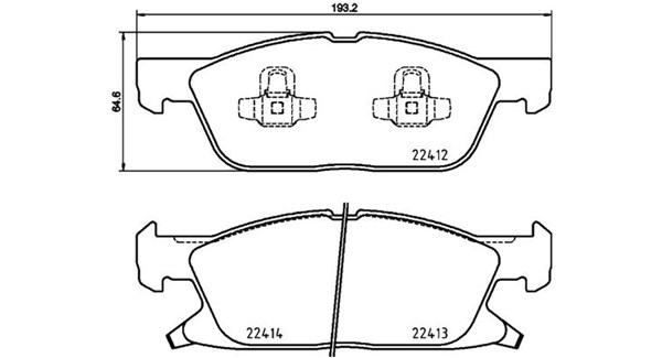 MAGNETI MARELLI Bremseklodser 363700424188 for FORD FORD USA LINCOLN FORD (CHANGAN) WEY