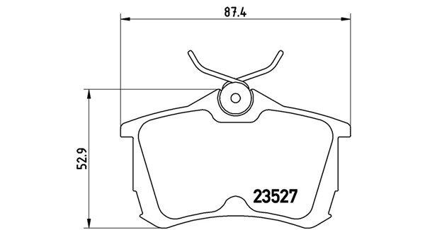 MAGNETI MARELLI Bremseklodser 363700428030 for HONDA