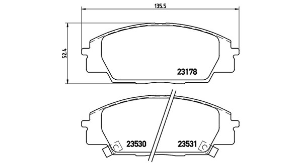MAGNETI MARELLI Bremseklodser 363700428032 for ISUZU HONDA ACURA