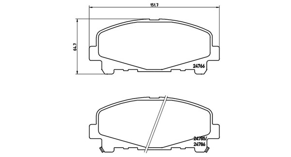 MAGNETI MARELLI Bremseklodser 363700528043 for HONDA