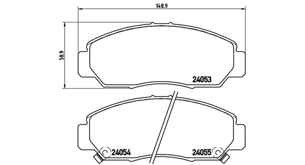 MAGNETI MARELLI Bremseklodser 363700428047 for HONDA HONDA (DONGFENG)