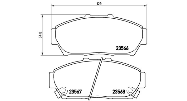 MAGNETI MARELLI Bremseklodser 363700428048 for HONDA ACURA NISSAN