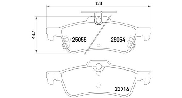 MAGNETI MARELLI Bremseklodser 363700428070 for HONDA