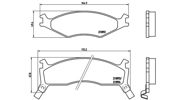 MAGNETI MARELLI Bremseklodser 363700430006 for KIA
