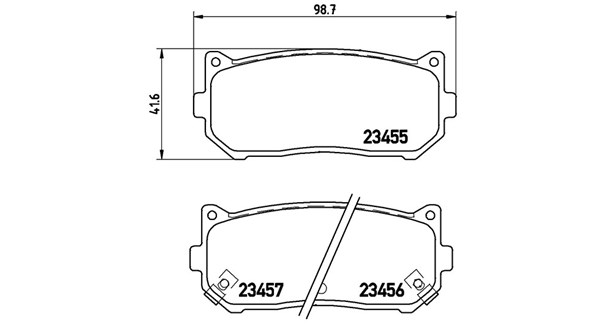 MAGNETI MARELLI Bremseklodser 363700430008 for KIA