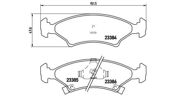 MAGNETI MARELLI Bremseklodser 363700430009 for KIA