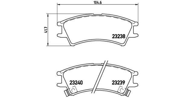 MAGNETI MARELLI Bremseklodser 363700430011 for HYUNDAI