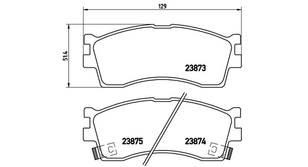 MAGNETI MARELLI Bremseklodser 363700430016 for KIA
