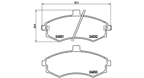 MAGNETI MARELLI Bremseklodser 363700430020 for HYUNDAI HYUNDAI (BEIJING) KIA
