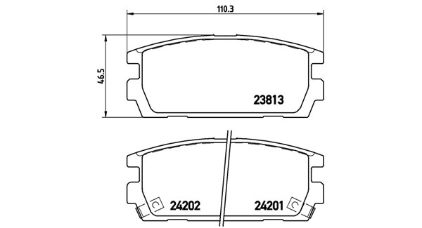 MAGNETI MARELLI Bremseklodser 363700430021 for HYUNDAI