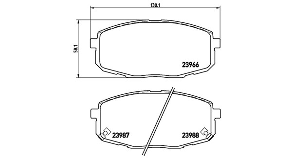 MAGNETI MARELLI Bremseklodser 363700430034 for TOYOTA HYUNDAI KIA CHANGAN CHANA JAC HYUNDAI (BEIJING) KIA (DYK)