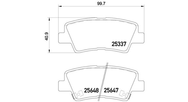 MAGNETI MARELLI Bremseklodser 363700430054 for SSANGYONG HYUNDAI KIA