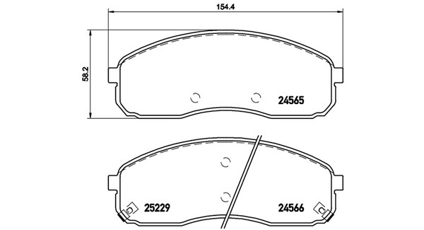 MAGNETI MARELLI Bremseklodser 363700430058 for KIA