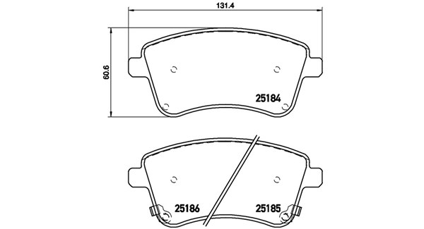 MAGNETI MARELLI Bremseklodser 363700430064 for KIA