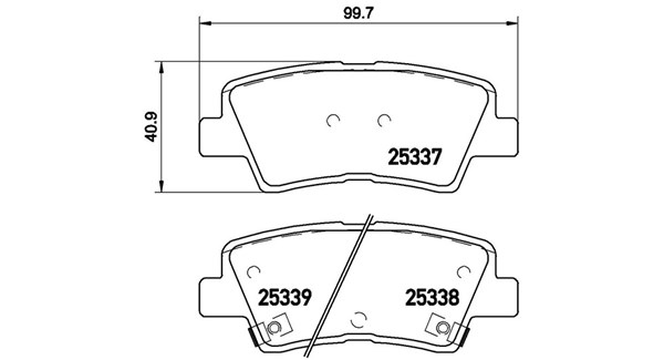 MAGNETI MARELLI Bremseklodser 363700430067 for BAIC SSANGYONG HYUNDAI KIA HYUNDAI (BEIJING) KIA (DYK)