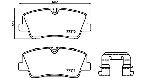 MAGNETI MARELLI Bremseklodser 363700430085 for HYUNDAI