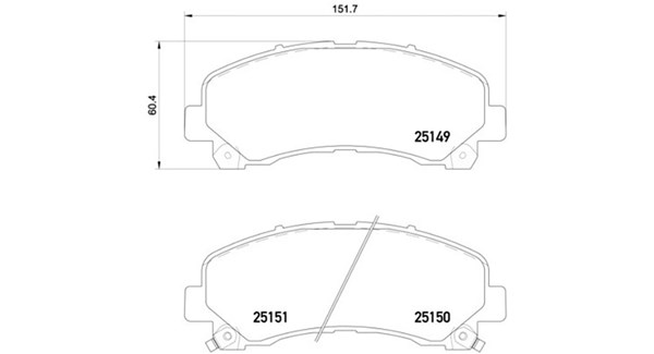 MAGNETI MARELLI Bremseklodser 363700434007 for CHEVROLET ISUZU