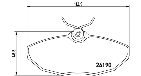 MAGNETI MARELLI Bremseklodser 363700436015 for JAGUAR LINCOLN
