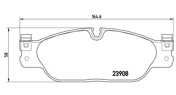 MAGNETI MARELLI Bremseklodser 363700436021 for JAGUAR