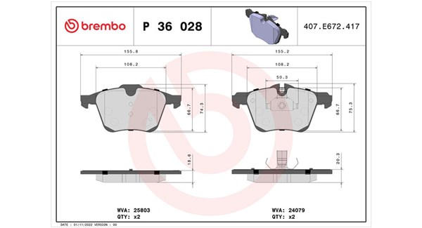 MAGNETI MARELLI Bremseklodser 363700436028 for JAGUAR