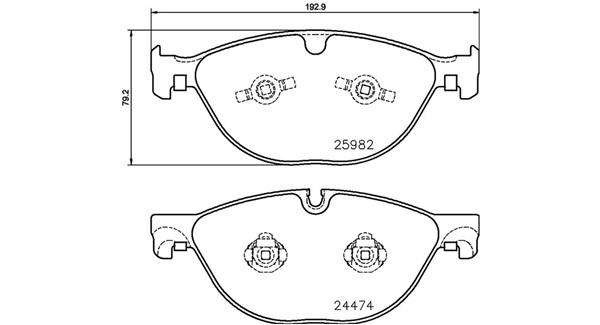 MAGNETI MARELLI Bremseklodser 363700436029 for JAGUAR